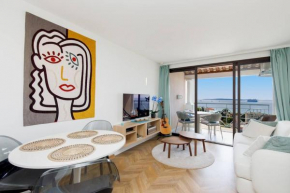 CANNES EVASION - piscine à débordement, parking privé, clim, splendide vue mer